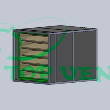 Modul filtrant cu cartuse de carbune activ